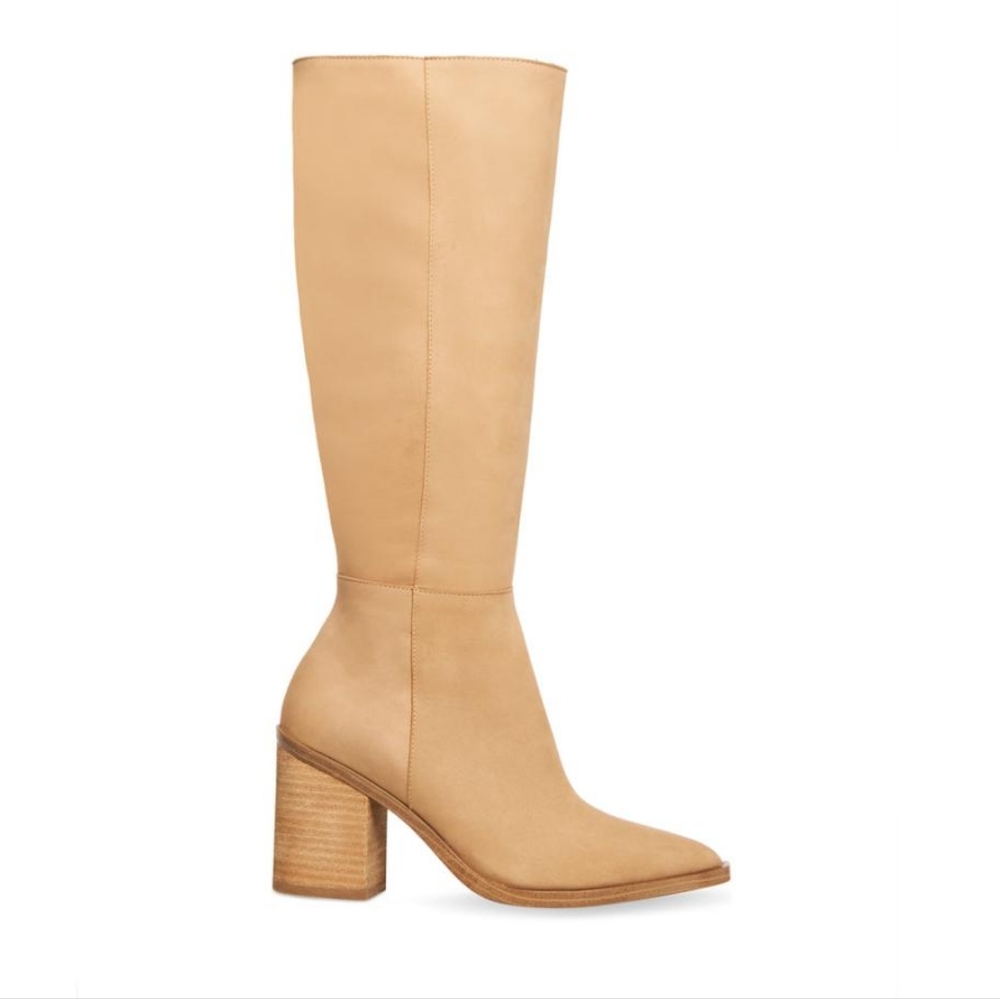 Steve Madden Womens Boots | TOVE TAN NUBUCK Size 8.5 Medium (B, M)
